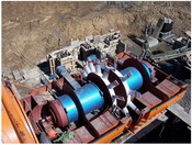  Mine type axial flow fan